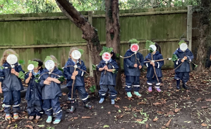 Latest News » EYFS have Exciting Autumn Adventures in our Spinney!