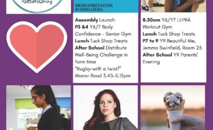 Latest News » Well Being Week Starts Monday 29 January 2018
